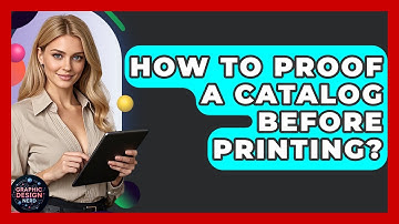 How To Proof A Catalog Before Printing? - Graphic Design Nerd