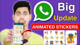 Whatsapp Animated Stickers Launch, how to use Whatsapp Animated Stickers, Whatsapp big Update 2020 screenshot 2