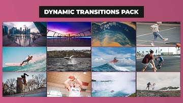 Dynamic Figures Transitions Pack After Effect Template
