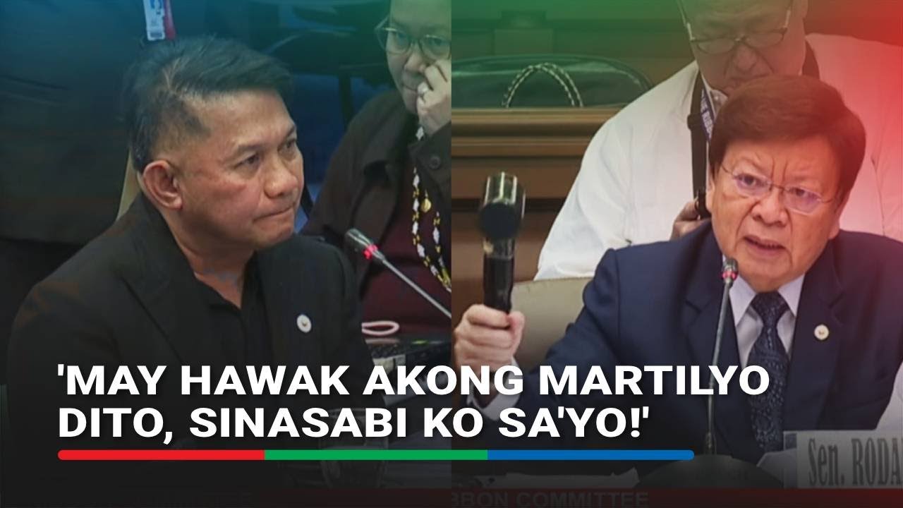 Marcoleta napikon sa mga sagot ng may-ari ng QM Builders sa flood control hearing | ABS-CBN News