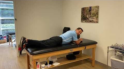 Prone hamstring curl for hamstring tendinopathy