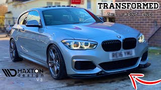 BMW M135I MAXTON DESIGN V3 SPLITTER HAS COMPLETELY TRANSFORMED THE FRONT OF MY M135I screenshot 3