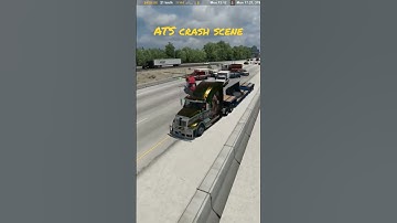 Thumbnail of ATS crash scene #ats #shorts
