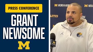 Grant Newsome On His Growth As A Coach, Evan Link Progression, Transfer Impressing | Michigan