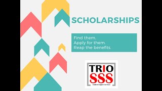 Scholarship Workshop for TRIO SSS at EGCC