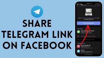 How to Share Telegram Link on Facebook (2024) | Forward Telegram Link on Facebook