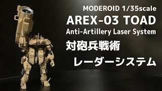 【プラモ】MODEROID 1/35 アメリカ海兵隊エグゾフレーム　トード 対砲兵戦術レーダーシステム装備！