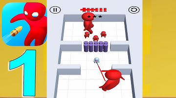 Bullet Man 3D Gameplay Walkthrough Part 1 Level 1-50 (IOS/Android)