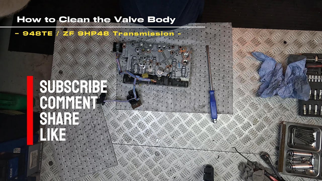Transmission Valve Body Cleaning – 948TE / ZF 9HP48 4K 2160p
