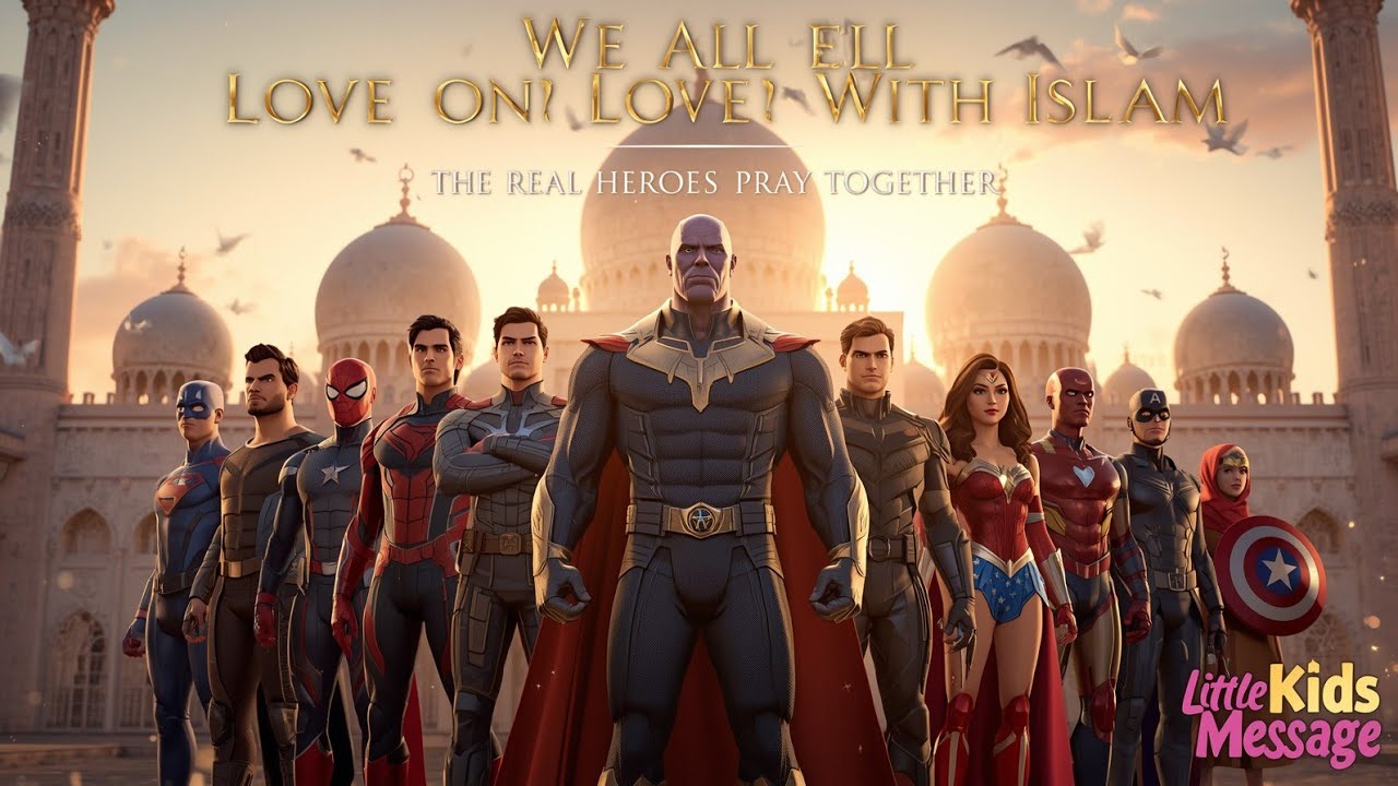 We All Fell in Love with Islam 💫 | Marvel Superheroes Embrace Islam | Little Kids Message
