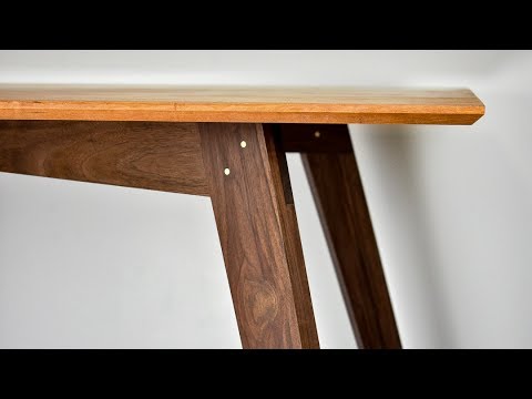 DIY Modern Dining Table--WOODWORKING PLANS!