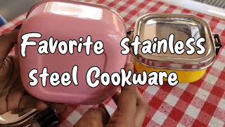 My favorite stainless steel Cooke wares + Rajma masala recipe