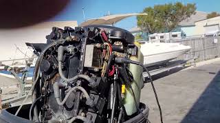 2003 Mercury 90hp 2 stroke test run .traid-in compression 105 psi on all cyl,s for sale