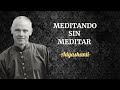 Adyashanti  meditando sin meditar meditacin  advaita  nodualidad  relajacin  mindfulness