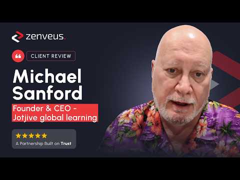 Video testimonial from Michael Sanford