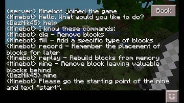 MCPE [0.9.5] MOD LABS: Minebot Mod