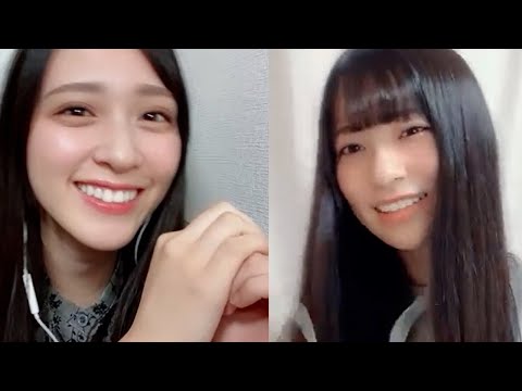 佐々木 舞香と冨田菜々風の制服クリスマス 　カラオケ (中日字幕)