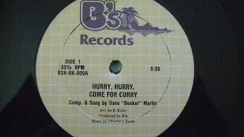 Hurry, Hurry Come For Curry - Dave "Booker" Martin