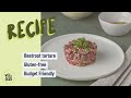 Tartare de betterave a la moutarde et coriandre  sans gluten  petit budget  vegan