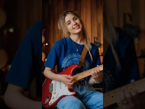 While a Beautiful Girl Plays the Guitar #dance #guitar #ai