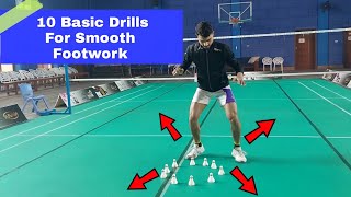 10 Basic Badminton Drills For Smooth Footwork