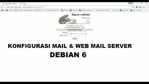 Tutorial Konfigurasi Mail Server dan Web Mail Server Debian 6