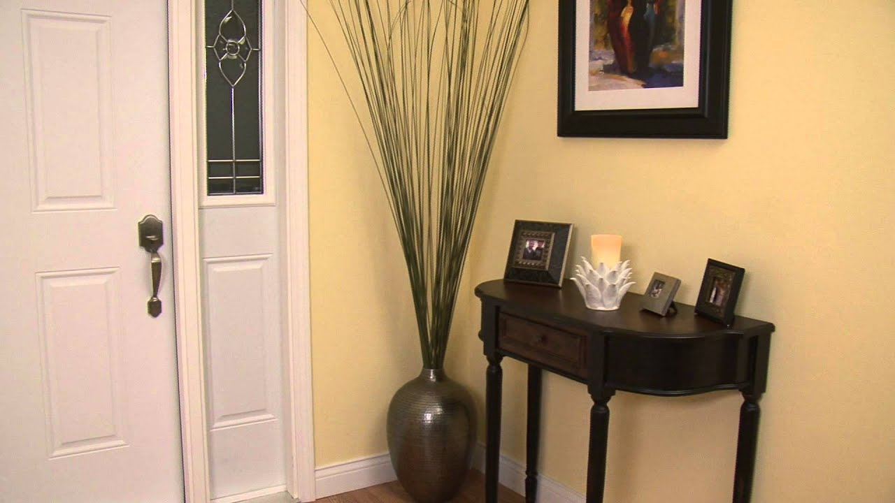 Pacific Accents Porcelain Flower w:Flameless Timer Pillar Candle