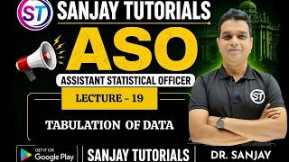 UPSSSC ASO STATISTICS:- TABULATION OF DATA