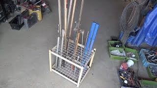 長尺用の整理棚を製作してみた