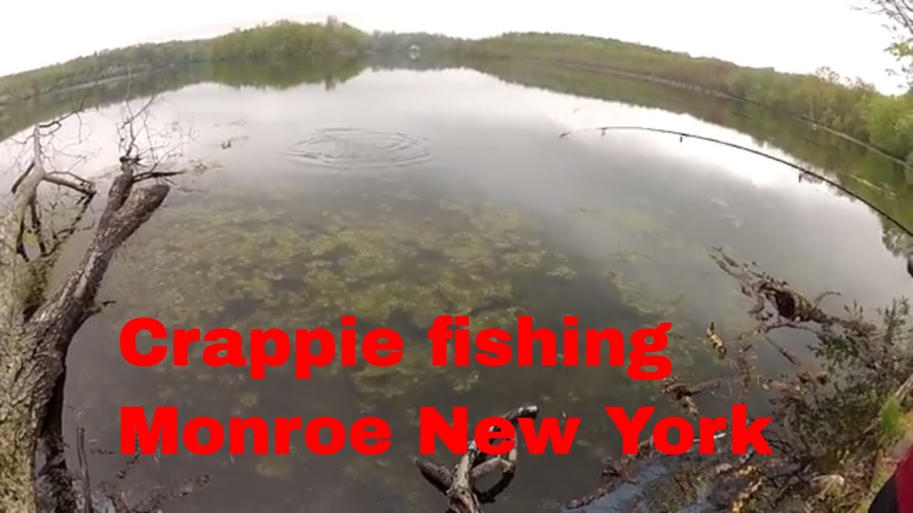Crappie fishing Round Lake in Monroe New York YouTube