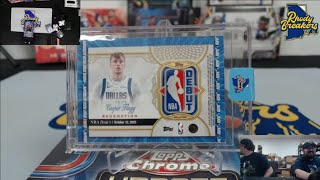 Cooper Flagg Debut Rookie Auto Patch 1/1 Pulled! 2026 Topps Chrome NBA Basketball Update 