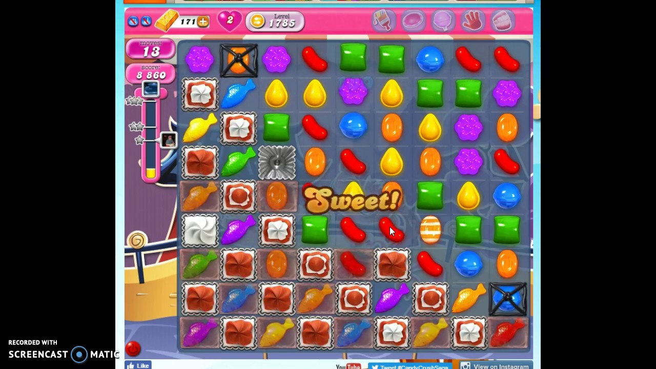 Candy Crush Level 1785 help w/audio tips, hints, tricks - YouTube Candy Crush Level 1785 Help W/Audio Tips, Hints, Tricks - Youtube
