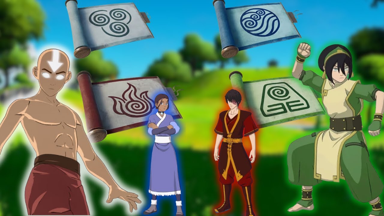 I Tried the AVATAR ELEMENTS Challenge in FORTNITE!!