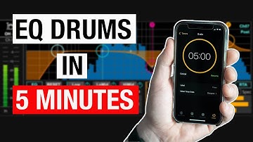 How to EQ Drums for a live gig under 5 minutes