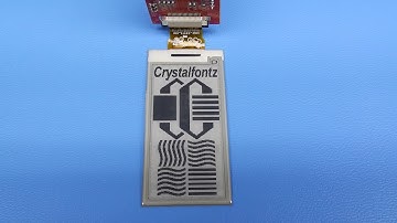 Crystalfontz ePaper 122x250 2.13" zero-power display CFAP122250A0-0213