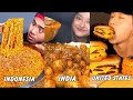 Indonesia India & United States food 🤤 Asmr Mukbang Eating Compilation