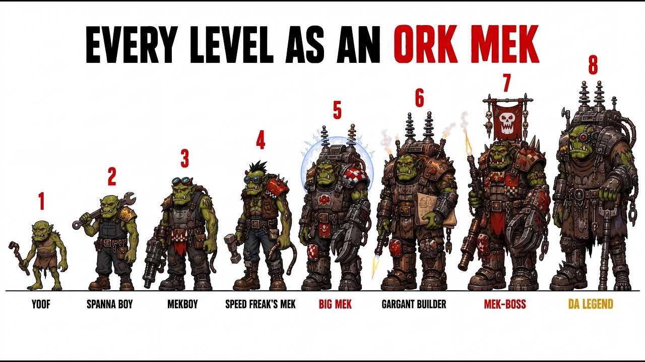 POV: Ваша жизнь на каждом уровне в роли орочьего мека (Warhammer 40,000)