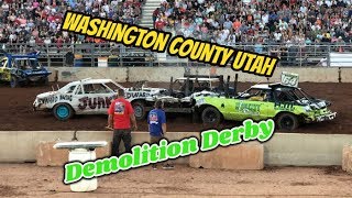 DEMO DERBY- Washington Co., UT + ACTION in the PITS!!
