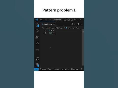 How to Print a Number Triangle Pattern Using Python Loops #coding # ...
