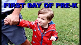 GRIFFIN'S FIRST DAY OF PRESCHOOL