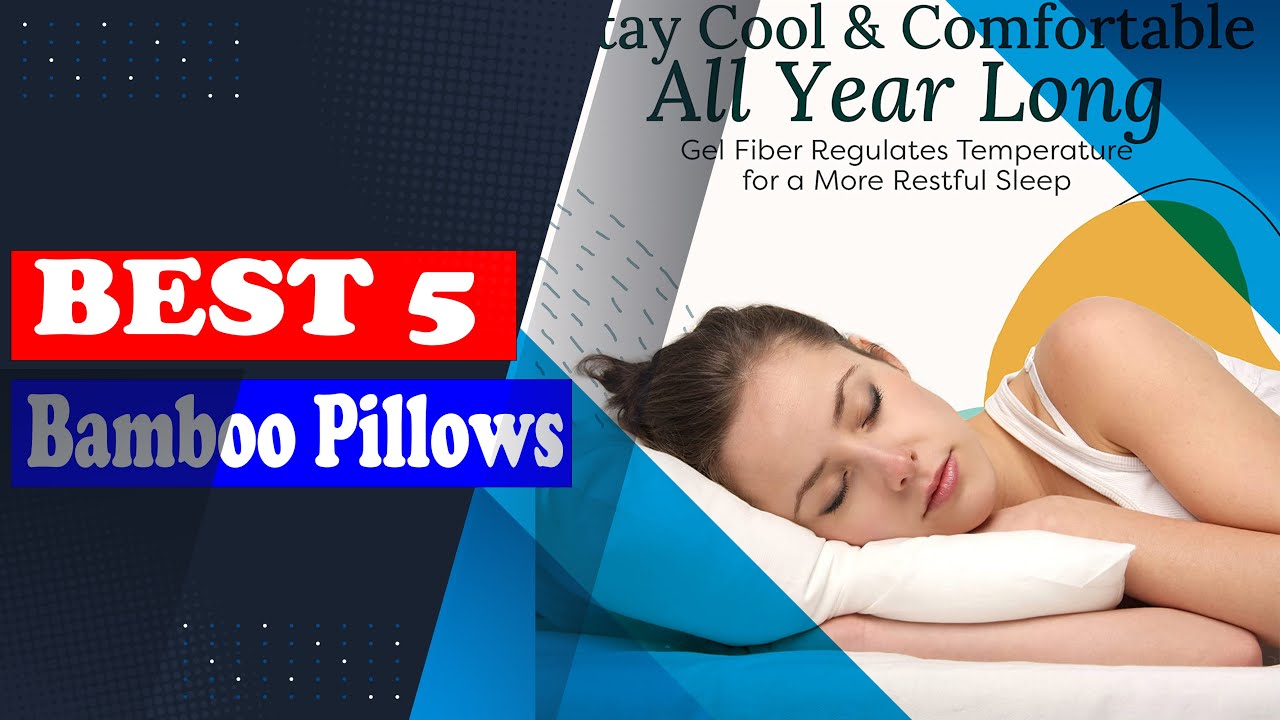 🌿 Top 5 Best Bamboo Pillows 2025 | Adjustable, Cooling & Supportive Sleep! 💤