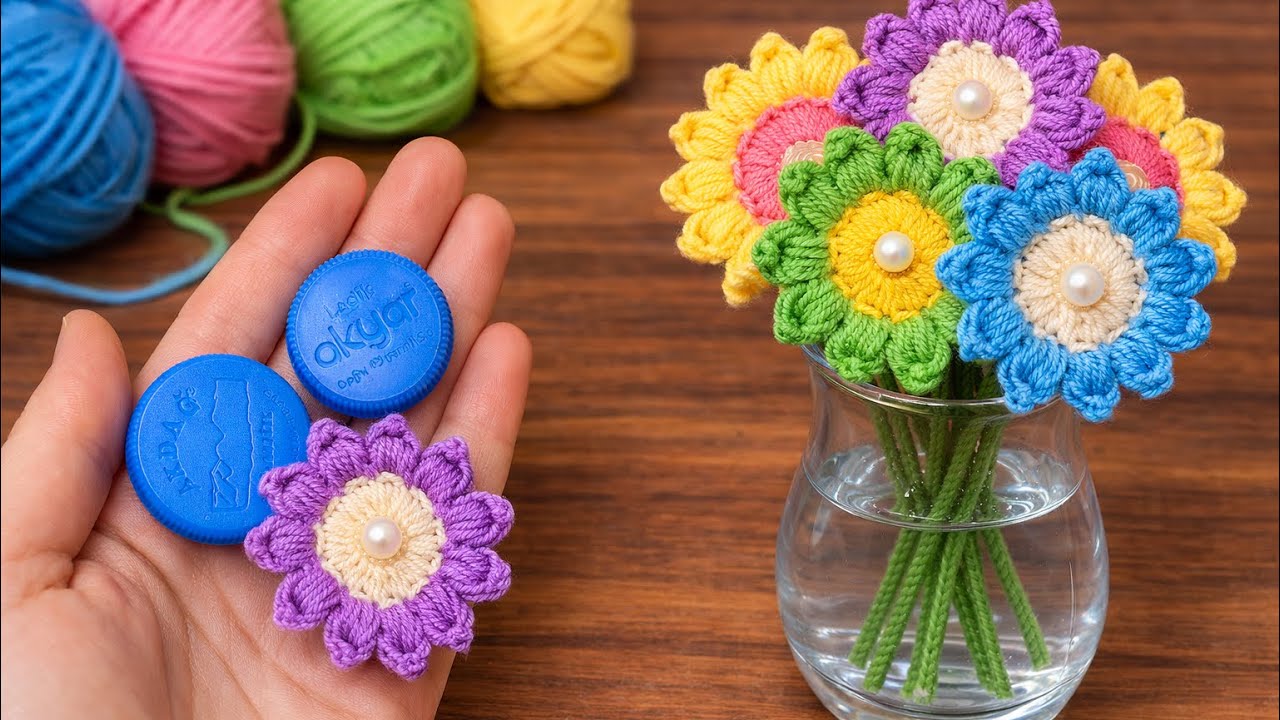 💰I made 350  in one day and I sold them all! with  plastic covers🎁SELL OR GİVE GİFT🎁CROCHET idea