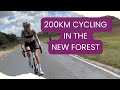 200km road cycling in the new forest  uk cycling adventures