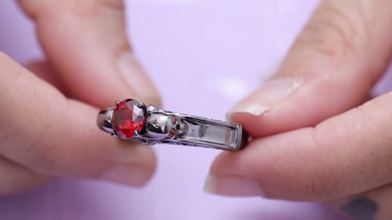 Skull Ring For Women | Skull Jewelry | Gothic Engagement Ring