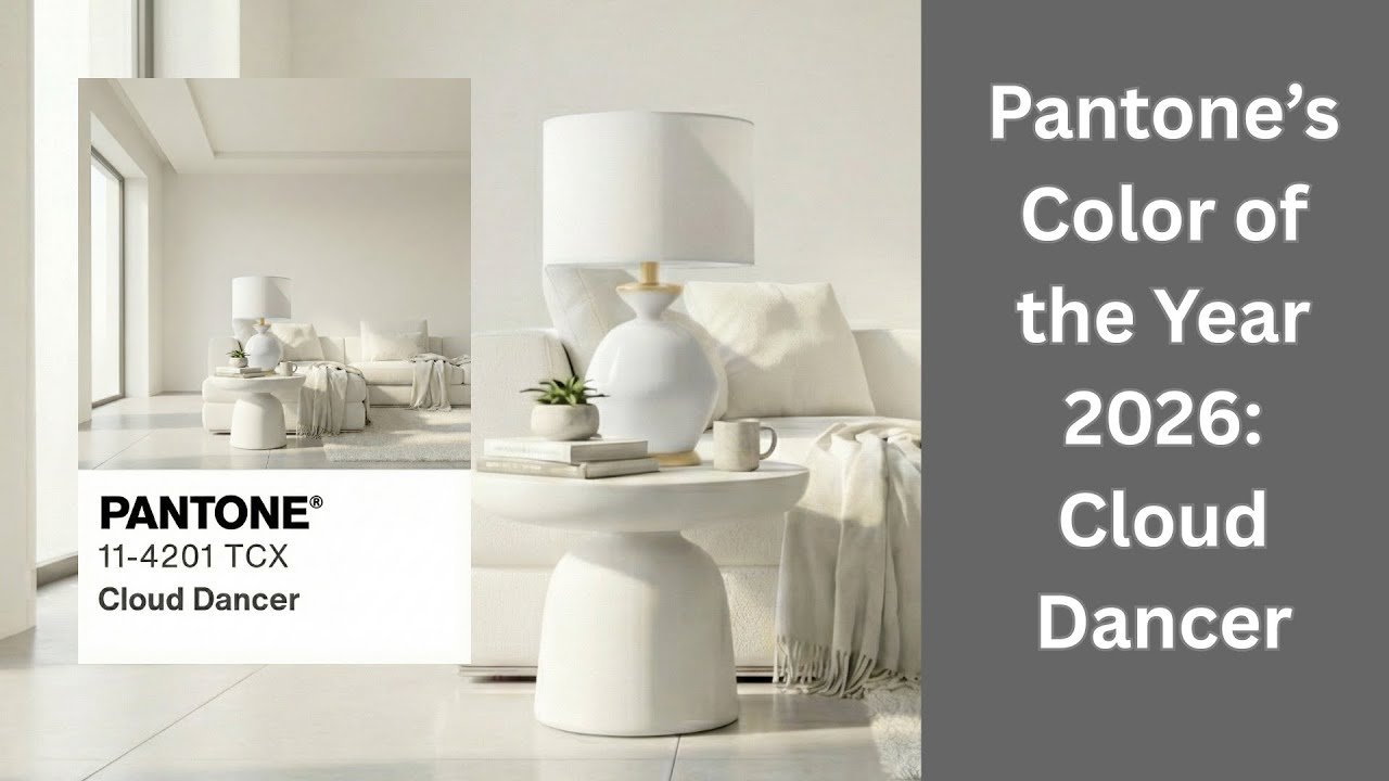 Цвет года 2026 по версии Pantone: «Танцор облаков» — что это значит для дизайна интерьера и мебели.