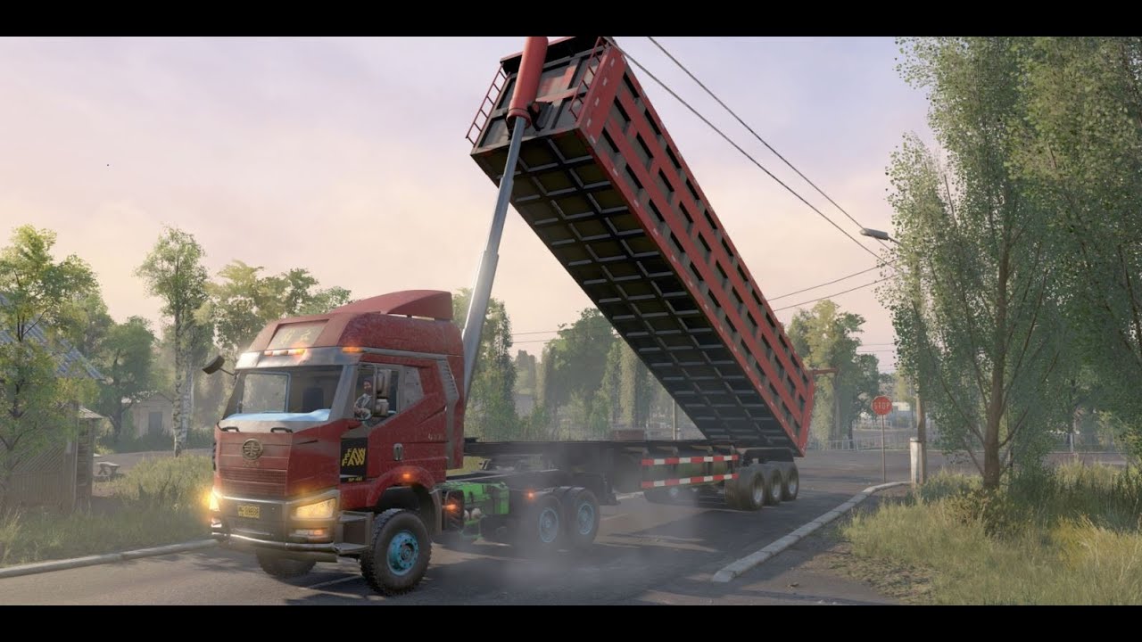 SnowRunner 2022 ➤  Review of the Chinese Truck FAW J6P 6X4  #64