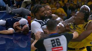 Cooper Flagg hurts shoulder after Nesmith flagrant on dunk attempt has Naji heated 😳