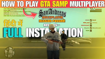 HOW TO PLAY GTA SAN ANDREAS MULTIPLAYER IN 2024 | HOW TO PLAY GTA SAMP | FULL INSTALLATION | LAXUBOY