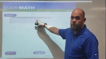 Lesson 42: Renaming Fractions by Multiplying by 1 (Saxon Math, Level 6)