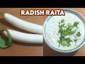 Radish raita recipe  mulangi gojju  mulangi raita